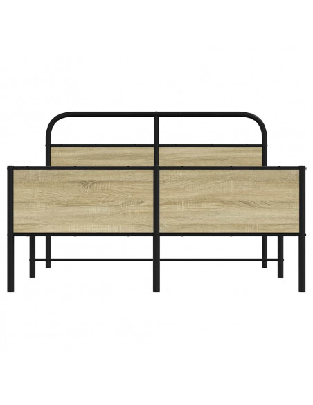 Giroletto senza Materasso Rovere Sonoma 140x200cm in Truciolato