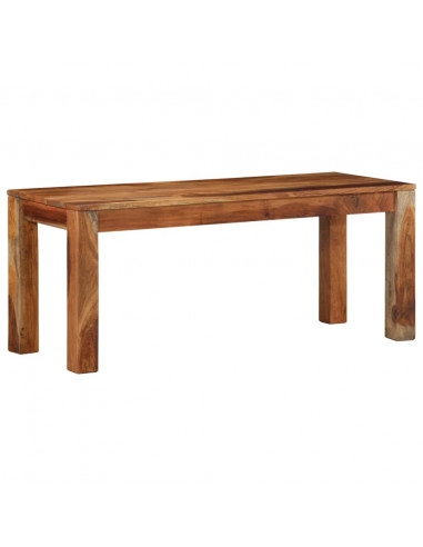 Panca 110 cm in Legno Massello di Acacia