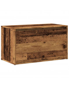 Panca Ingresso 80x40x45 cm Legno Vecchio Legno Multistrato