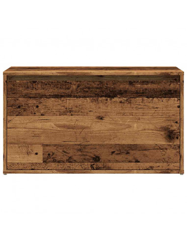 Panca Ingresso 80x40x45 cm Legno Vecchio Legno Multistrato