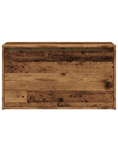 Panca Ingresso 80x40x45 cm Legno Vecchio Legno Multistrato