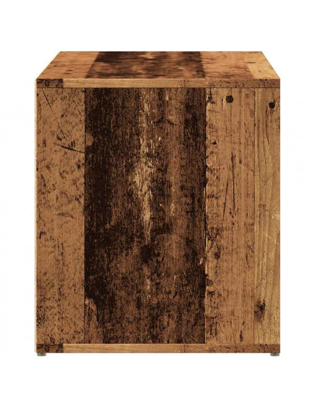Panca Ingresso 80x40x45 cm Legno Vecchio Legno Multistrato