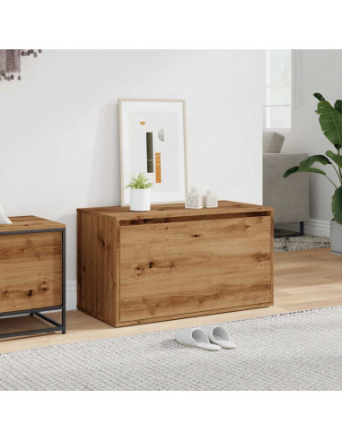 Panca Ingresso 80x40x45 cm Rovere Artigianale Legno Multistrato