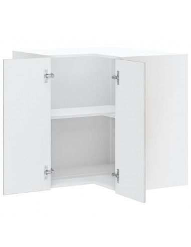 Pensile da Cucina ad Angolo Porto Grigio Cemento in Truciolato