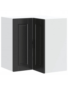 Pensile da Cucina ad Angolo Porto Nero in Legno Multistrato