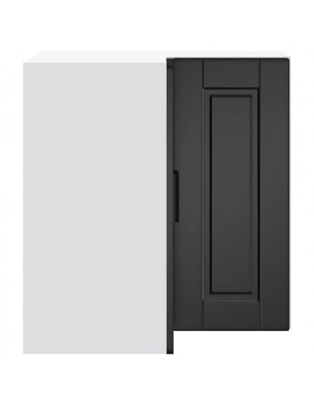Pensile da Cucina ad Angolo Porto Nero in Legno Multistrato
