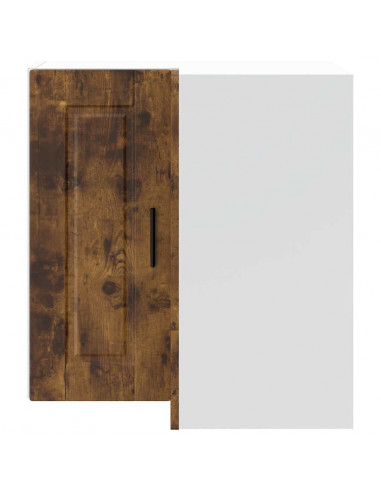 Pensile da Cucina ad Angolo Porto Rovere Fumo Legno Multistrato