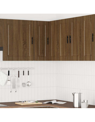 Pensile da Cucina ad Angolo Porto Rovere Marrone in Truciolato