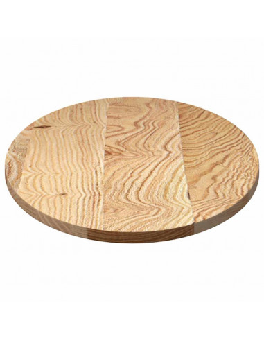 Piano per Tavolo 100x50x2 cm in Rovere Massello Ovale