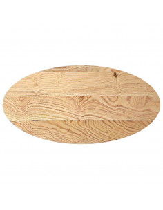 Piano per Tavolo 100x50x4 cm in Rovere Massello Ovale
