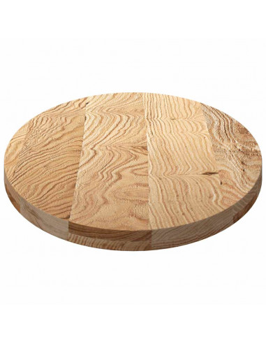 Piano per Tavolo 120x60x4 cm in Rovere Massello Ovale