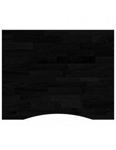 Piano Scrivania Marrone Scuro 100x80x2,5 cm in Rovere Massello