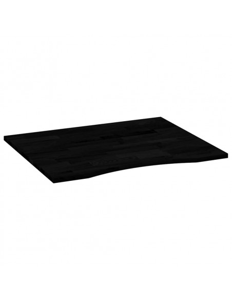 Piano Scrivania Marrone Scuro 100x80x2,5 cm in Rovere Massello