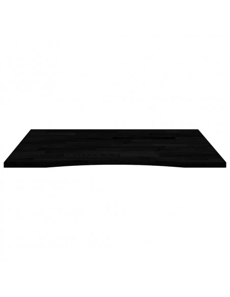 Piano Scrivania Marrone Scuro 100x80x2,5 cm in Rovere Massello