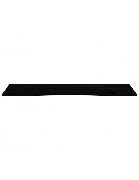 Piano Scrivania Marrone Scuro 140x60x2,5 cm in Rovere Massello