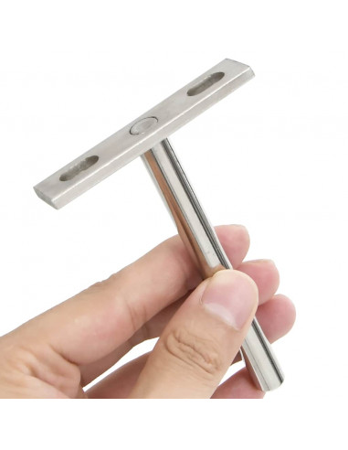 Staffe Mensole Galleggianti 12pz Ø10x100 mm Acciaio al Carbonio