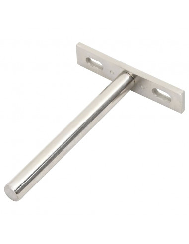 Staffe Mensole Galleggianti 12pz Ø10x100 mm Acciaio al Carbonio