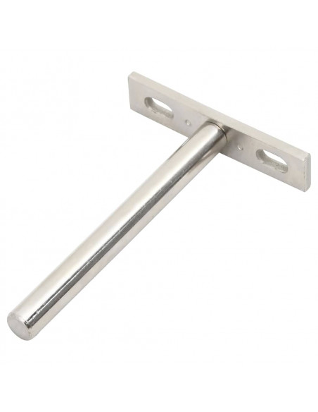 Staffe Mensole Galleggianti 12pz Ø10x100 mm Acciaio al Carbonio