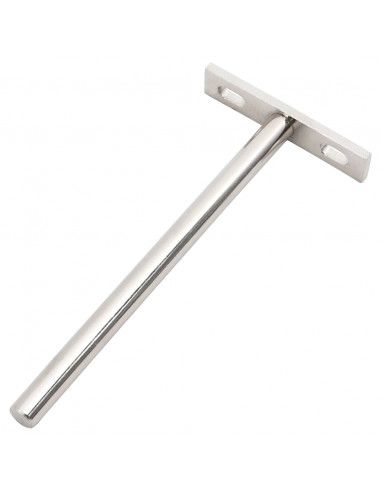 Staffe Mensole Galleggianti 12pz Ø10x150 mm Acciaio al Carbonio