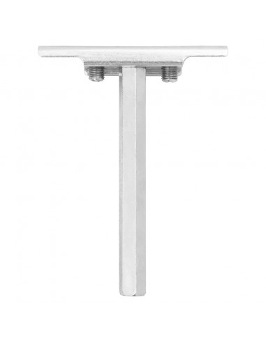 Staffe Mensole Galleggianti 12pz Ø12x100 mm Acciaio al Carbonio