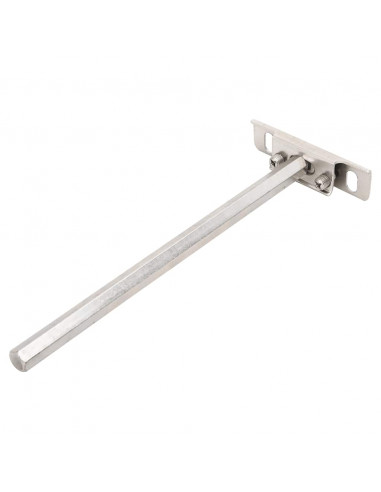 Staffe Mensole Galleggianti 12pz Ø12x200 mm Acciaio al Carbonio