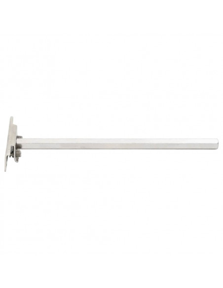 Staffe Mensole Galleggianti 12pz Ø12x200 mm Acciaio al Carbonio
