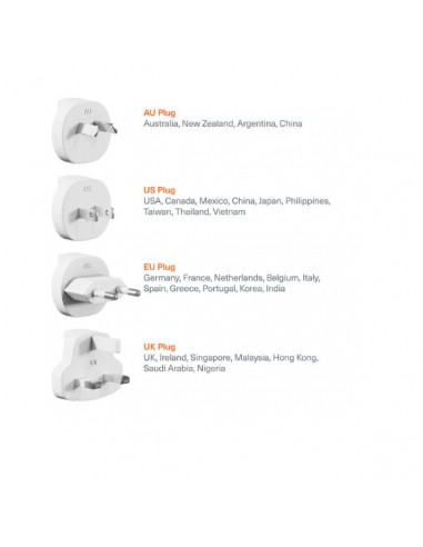 VOYAGER 67W WALL CHARGER-WHITE