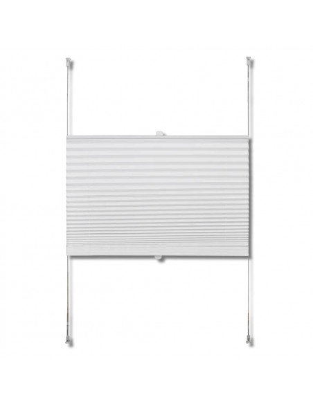 Tenda plissè 90x150cm bianca