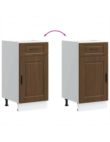 Base da Cucina Porto Rovere Marrone in Legno Multistrato