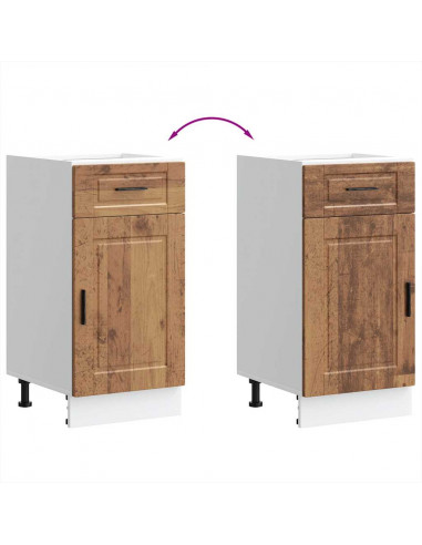 Base da Cucina Porto Legno Antico in Legno Multistrato