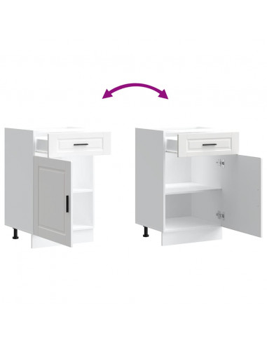 Base da Cucina Porto Bianco in Legno Multistrato