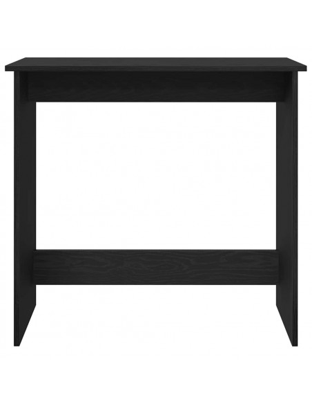 Scrivania Nera 80x40x75 cm in Legno Multistrato