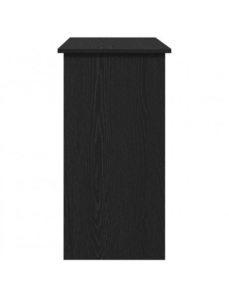 Scrivania Nera 80x40x75 cm in Legno Multistrato