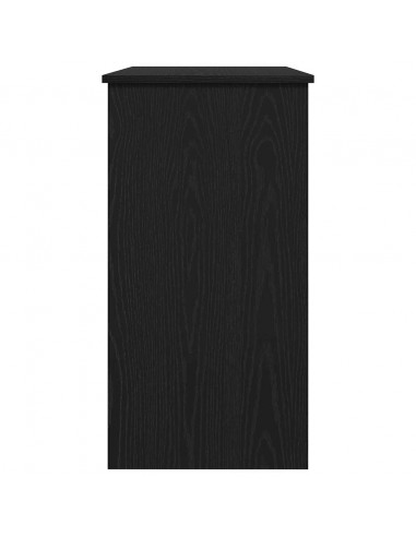 Scrivania Nera 80x40x75 cm in Legno Multistrato