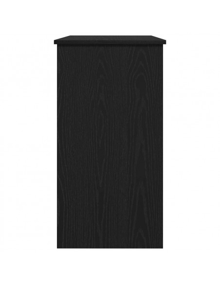 Scrivania Nera 80x40x75 cm in Legno Multistrato