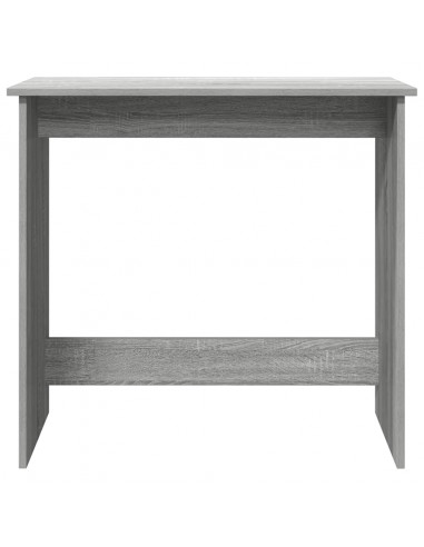 Scrivania Grigio Sonoma 80x40x75 cm in Legno Multistrato