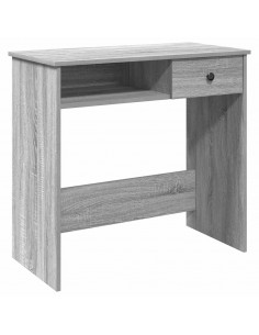 Scrivania Grigio Sonoma 80x40x75 cm in Legno Multistrato