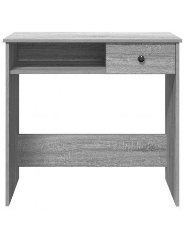 Scrivania Grigio Sonoma 80x40x75 cm in Legno Multistrato