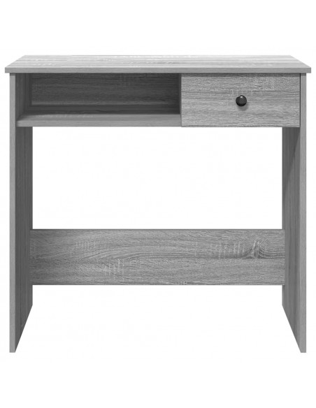 Scrivania Grigio Sonoma 80x40x75 cm in Legno Multistrato