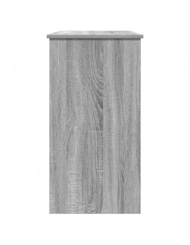 Scrivania Grigio Sonoma 80x40x75 cm in Legno Multistrato