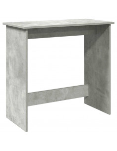 Scrivania Grigio Cemento 80x40x75 cm in Legno Multistrato
