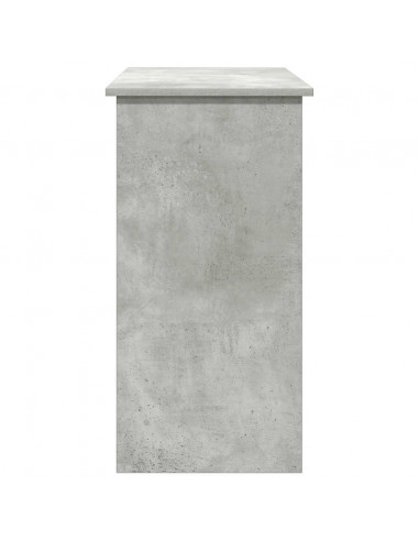 Scrivania Grigio Cemento 80x40x75 cm in Legno Multistrato