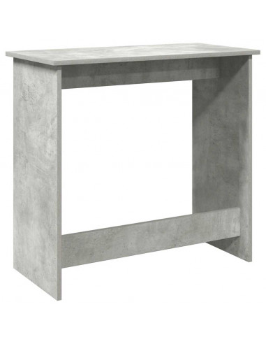 Scrivania Grigio Cemento 80x40x75 cm in Legno Multistrato