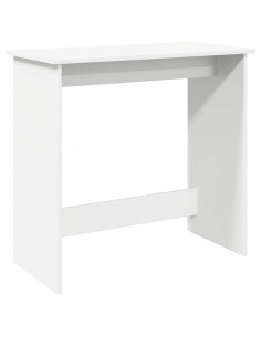 Scrivania Bianca 80x40x75 cm in Legno Multistrato