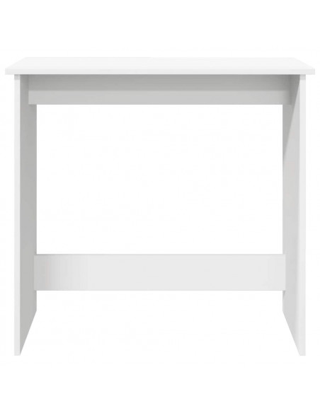 Scrivania Bianca 80x40x75 cm in Legno Multistrato