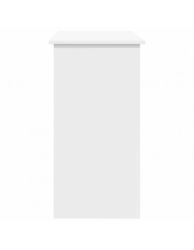 Scrivania Bianca 80x40x75 cm in Legno Multistrato