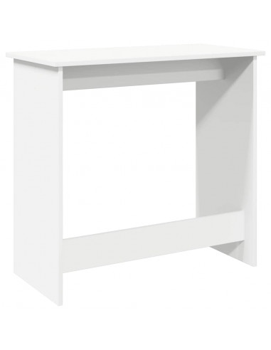 Scrivania Bianca 80x40x75 cm in Legno Multistrato