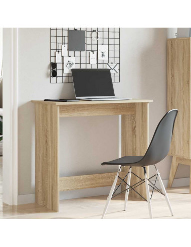 Scrivania Rovere Sonoma 80x40x75 cm in Legno Multistrato