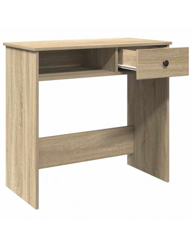 Scrivania Rovere Sonoma 80x40x75 cm in Legno Multistrato
