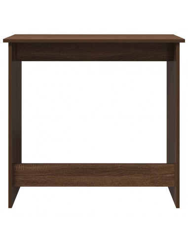 Scrivania Rovere Marrone 80x40x75 cm in Legno Multistrato